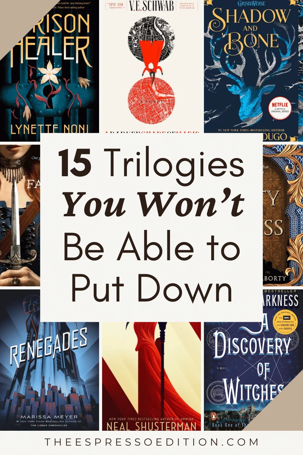 15 Trilogies You Won't Be Able to Put Down by The Espresso Edition cozy bookish blog