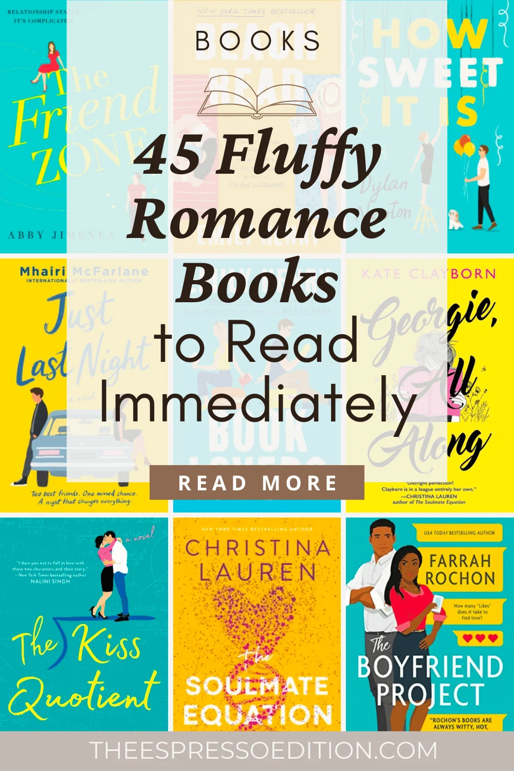45 Fluffy Romance Books to Read Immediately by The Espresso Edition cozy bookish blog