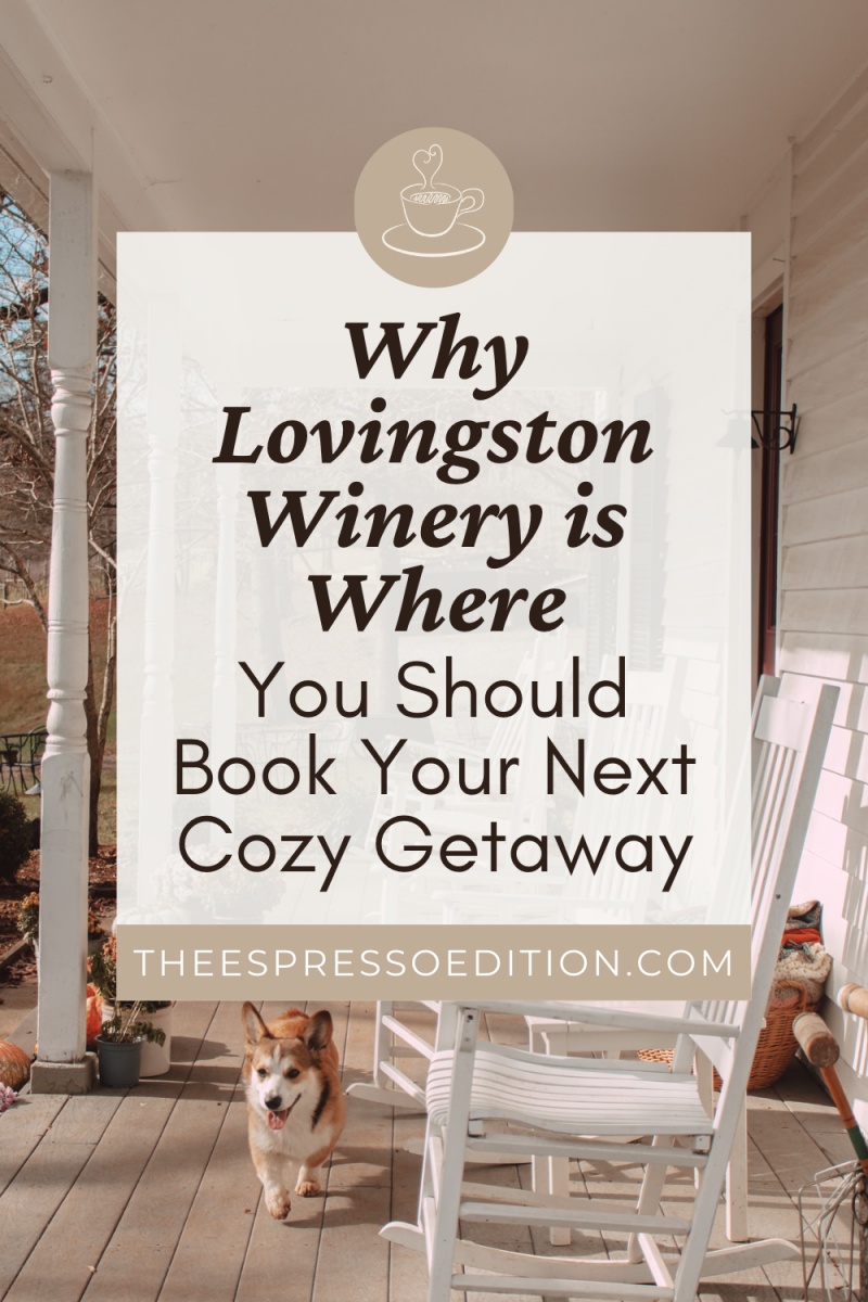 Why Lovingston Winery is Where You Should Book Your Next Cozy Getaway by The Espresso Edition cozy book and lifestyle blog