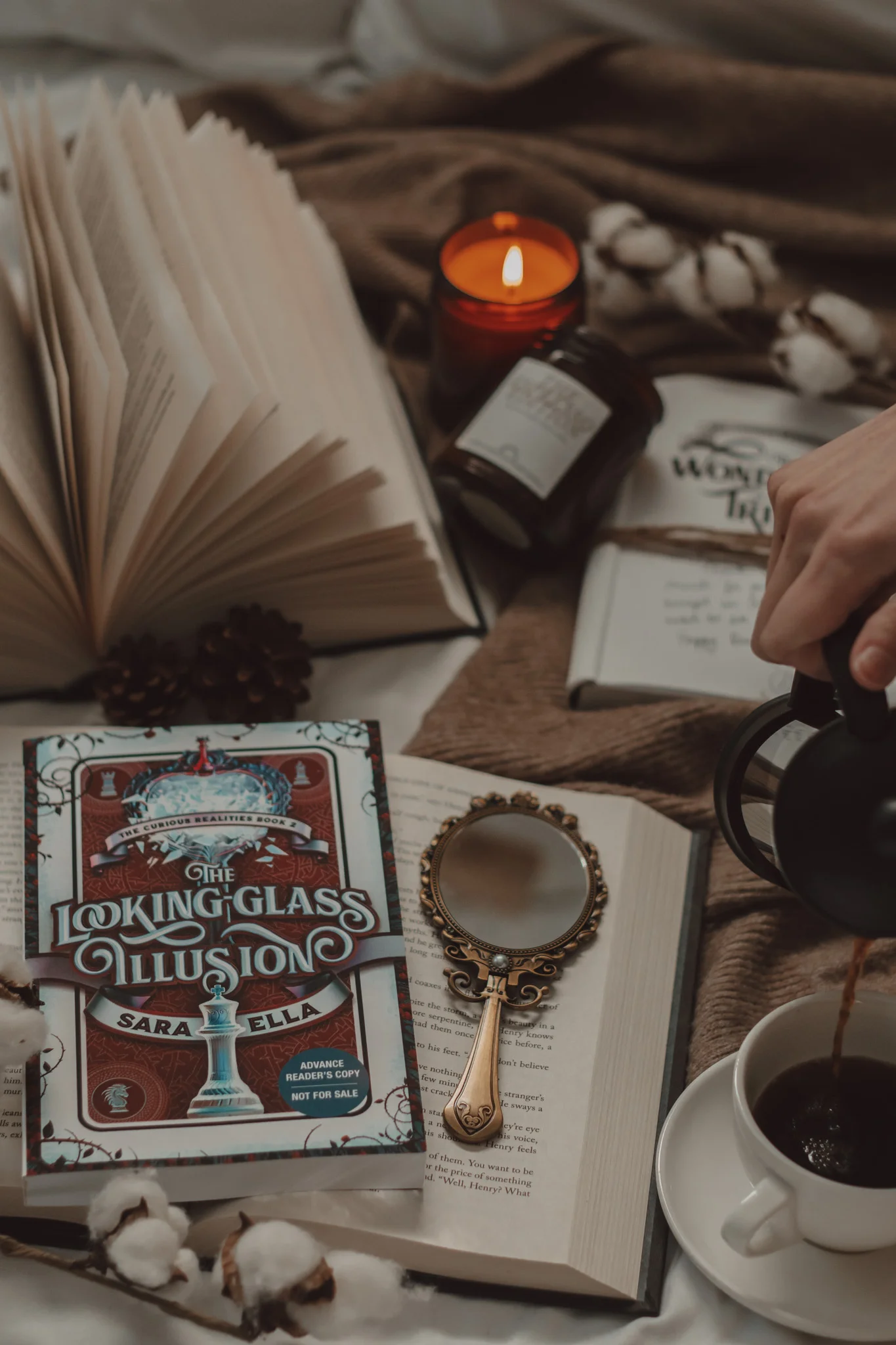 Why "The Looking-Glass Illusion” is Such a Satisfying Wonderland-Inspired Sequel by The Espresso Edition cozy book and lifestyle blog