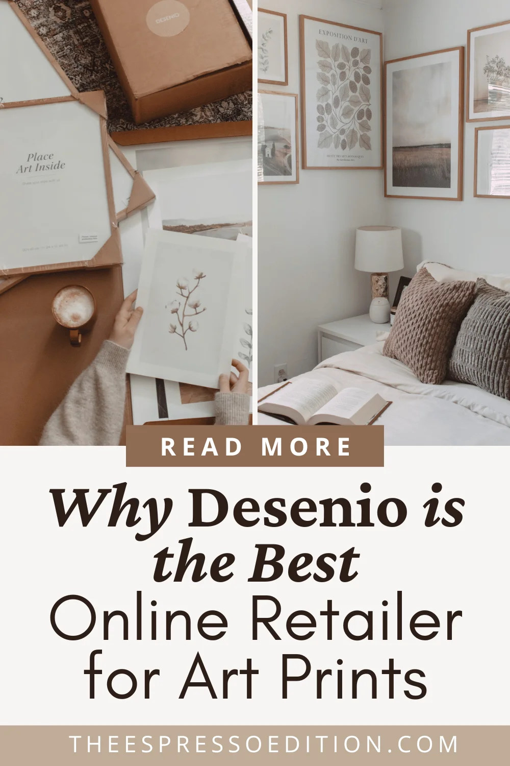 Why Desenio is the Best Online Retailer for Art Prints by The Espresso Edition cozy book and lifestyle blog