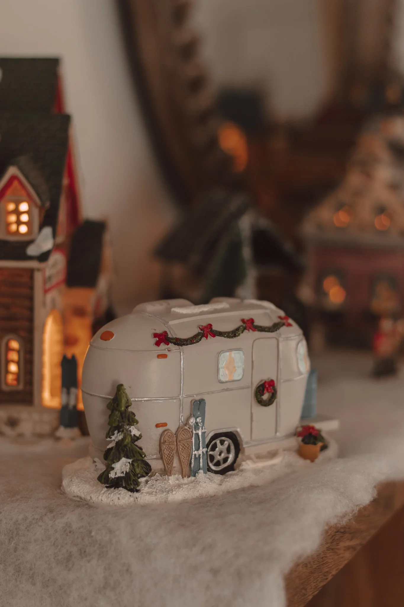 How to Decorate Your Home with a Holiday Village by The Espresso Edition cozy book and lifestyle blog