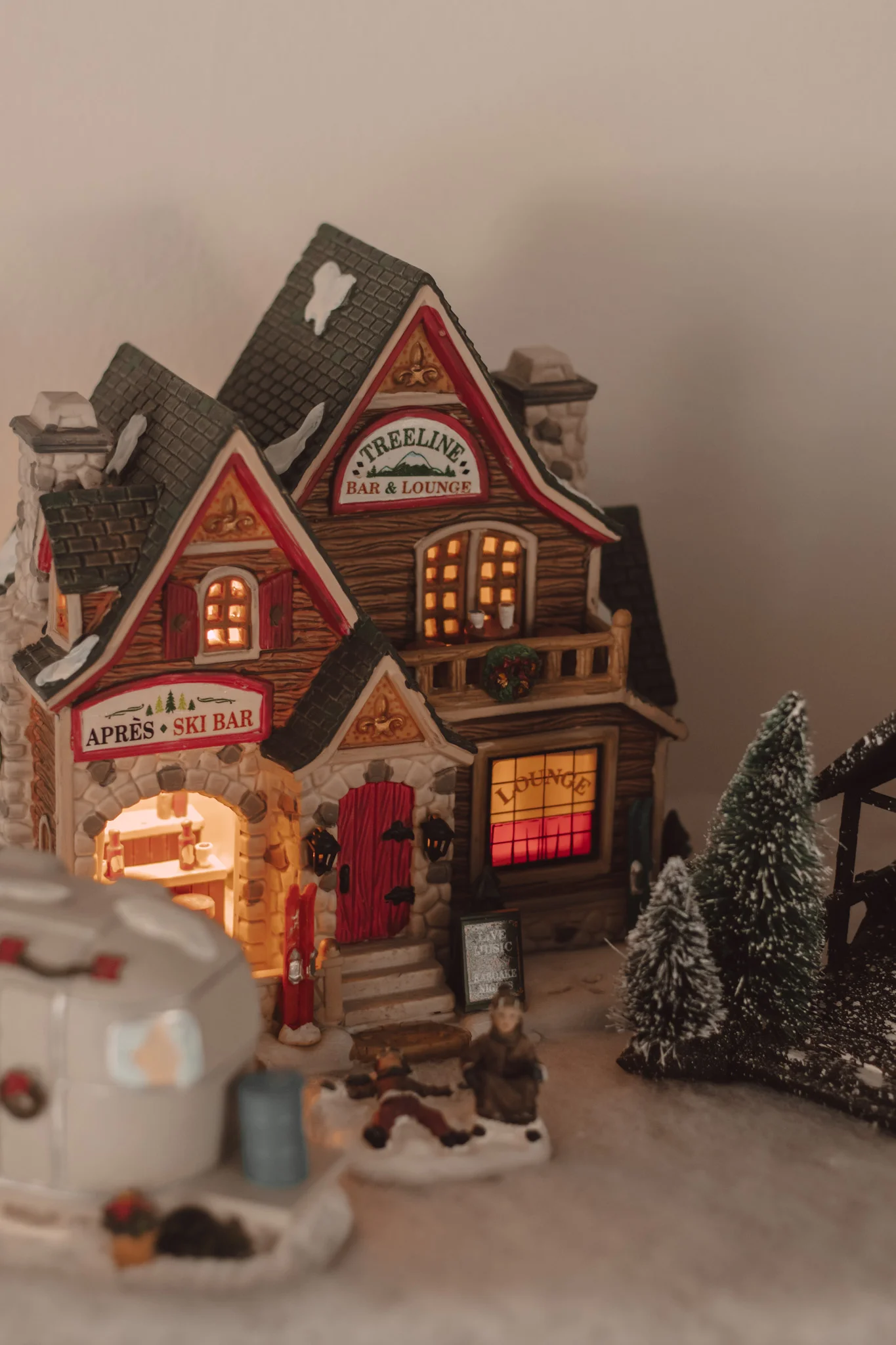 How to Decorate Your Home with a Holiday Village by The Espresso Edition cozy book and lifestyle blog