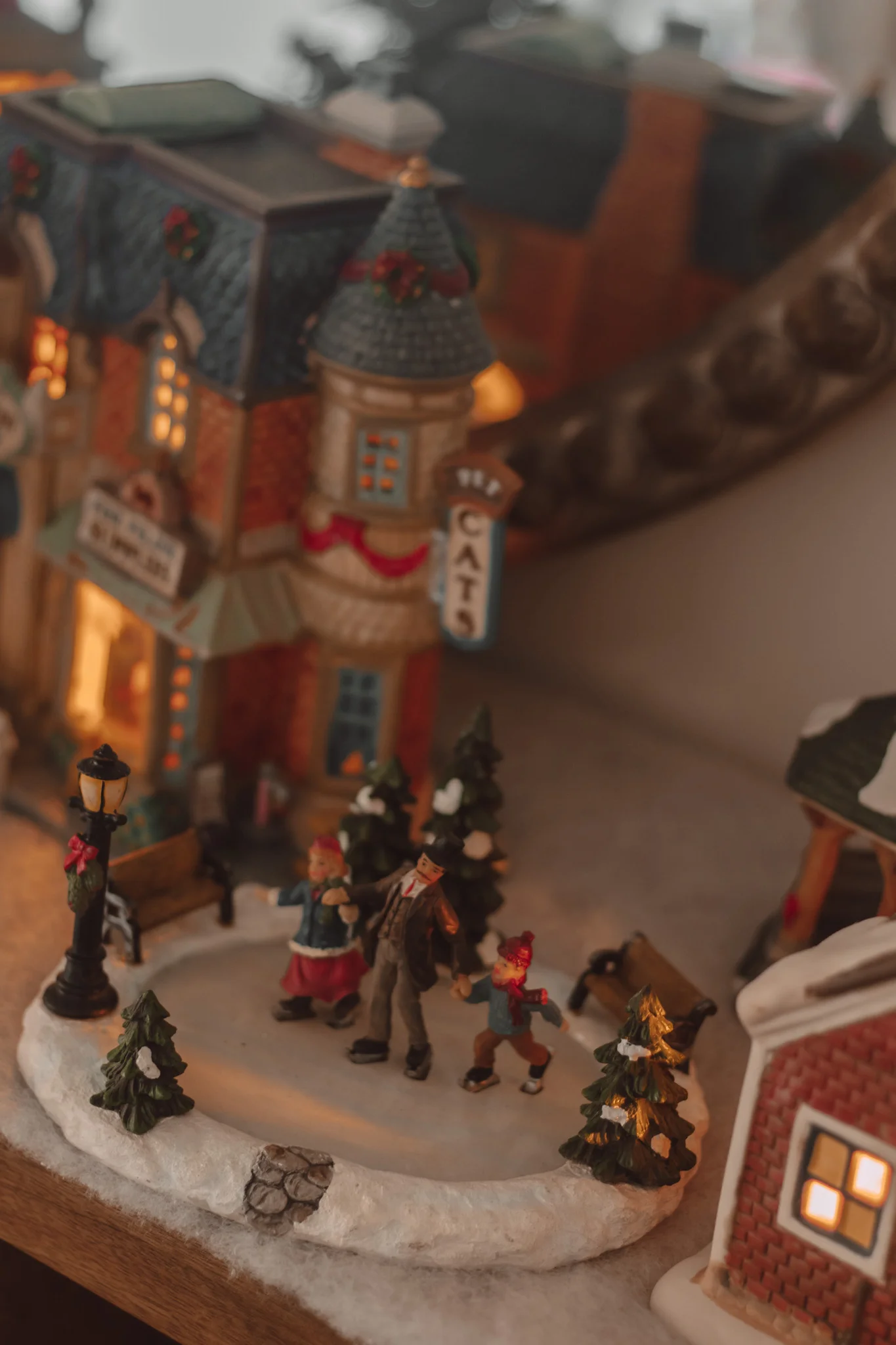 How to Decorate Your Home with a Holiday Village by The Espresso Edition cozy book and lifestyle blog