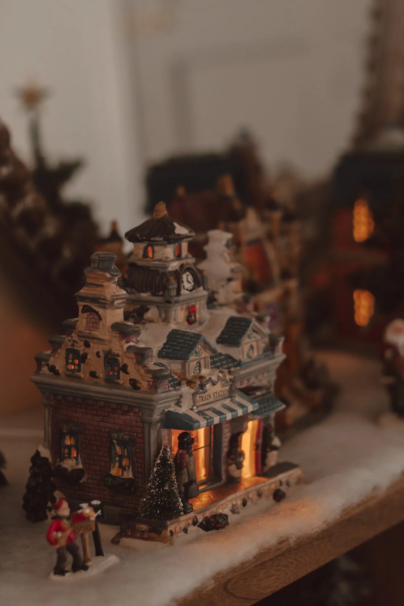 How to Decorate Your Home with a Holiday Village by The Espresso Edition cozy book and lifestyle blog