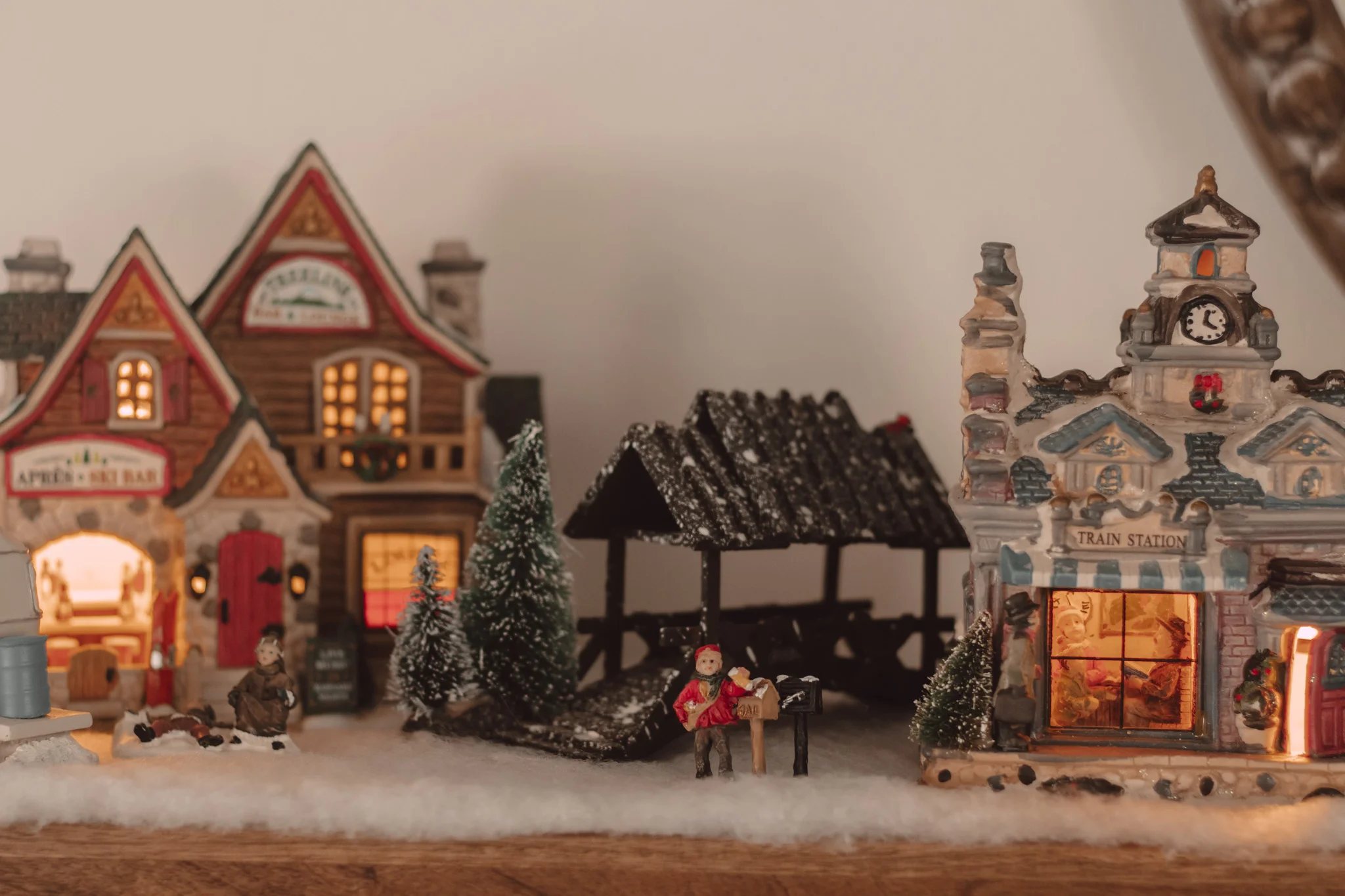 How to Decorate Your Home with a Holiday Village by The Espresso Edition cozy book and lifestyle blog