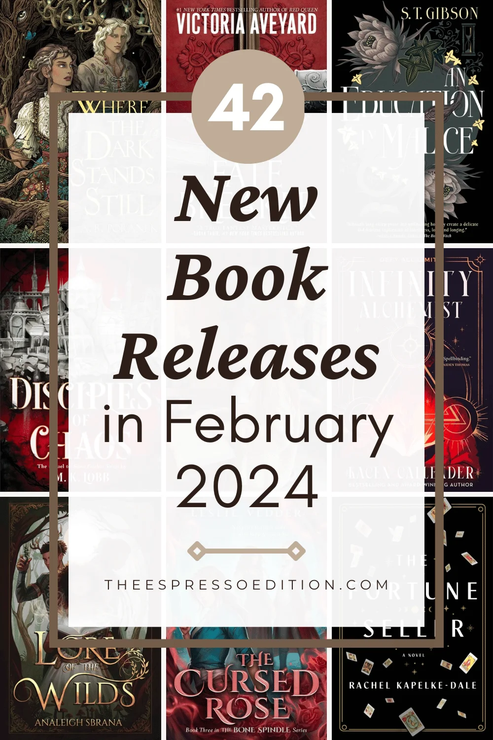 42 New Book Releases in February 2024 by The Espresso Edition cozy bookish blog