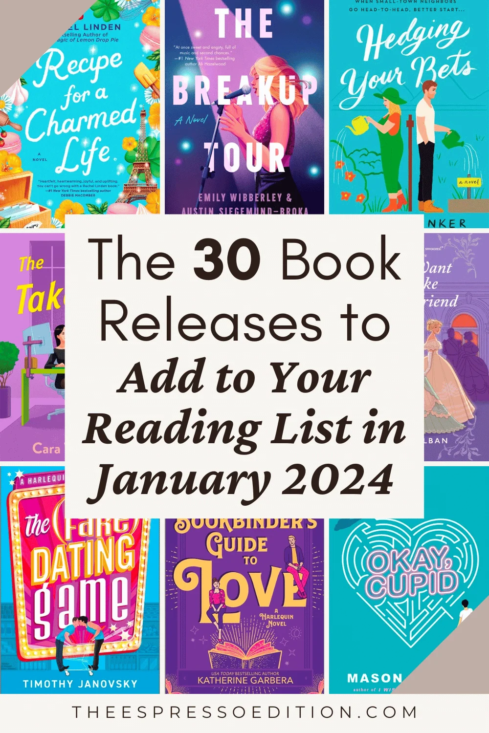 The 30 Book Releases to Add to Your Reading List in January 2024 by The Espresso Edition cozy bookish blog
