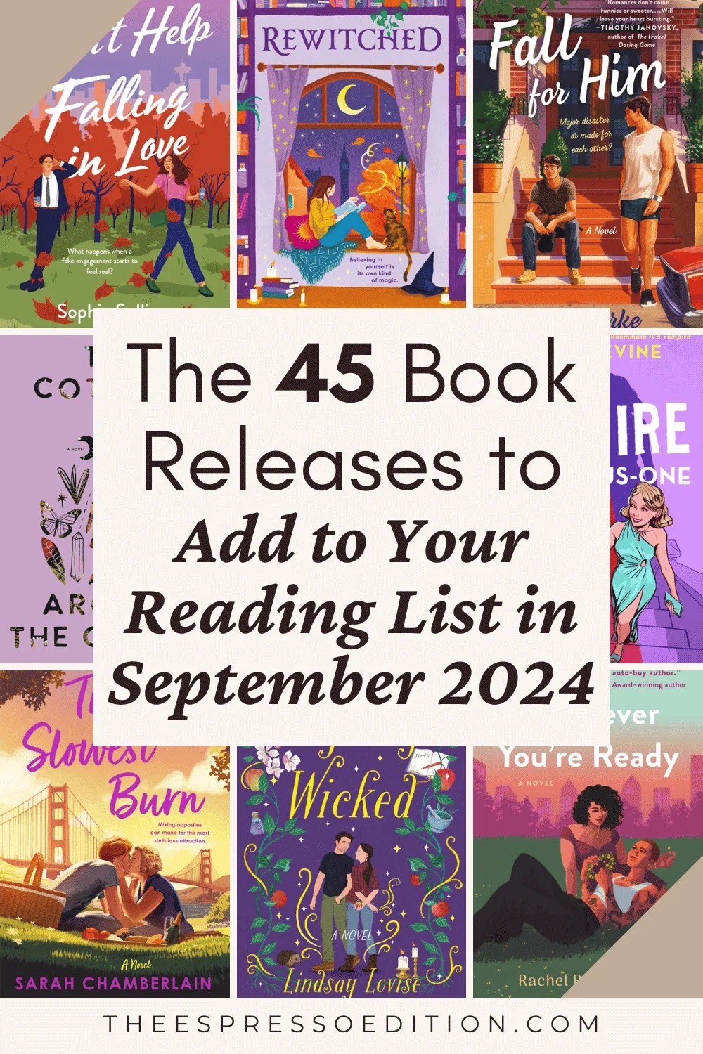 The 45 Book Releases to Add to Your Reading List in September 2024 by The Espresso Edition cozy bookish blog