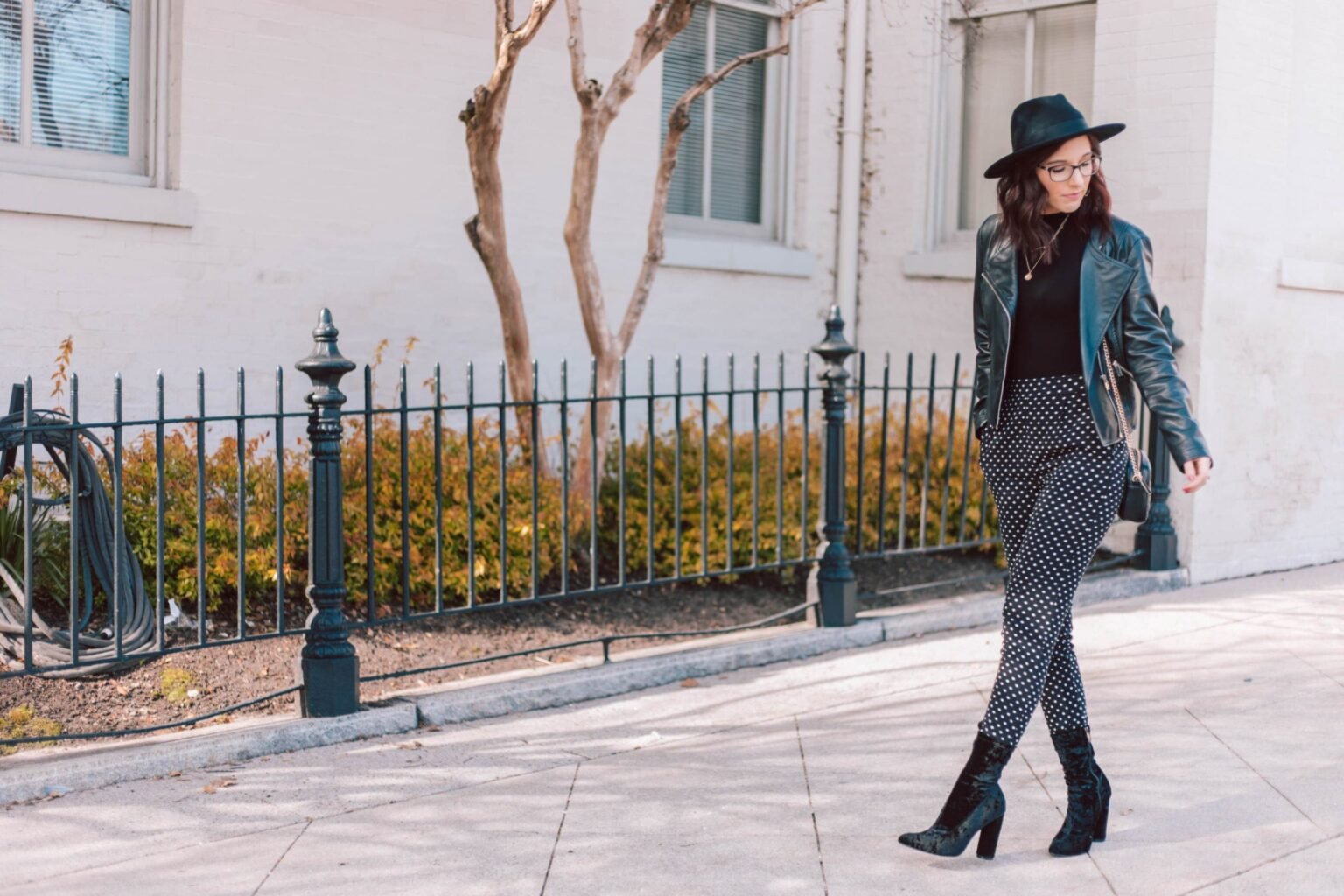 The Absolute Best Way To Style Polka Dot Pants The Espresso Edition