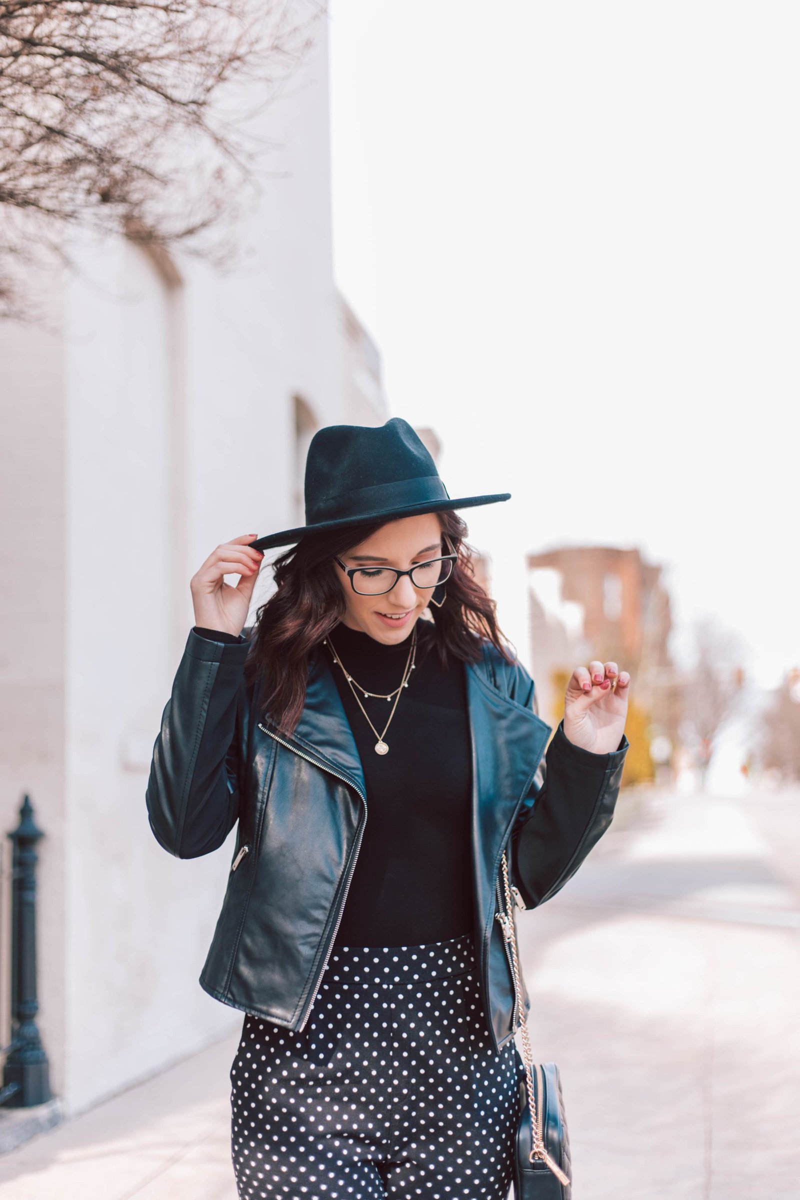 HOW TO STYLE A POLKA DOT SHIRT