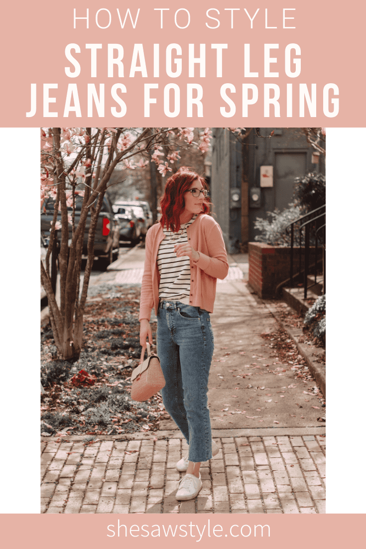 How To Style Straight Leg Jeans For Spring | The Espresso Edition