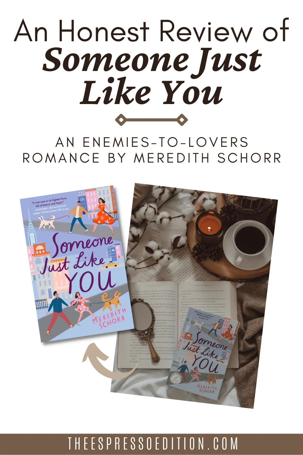 A Review of “Someone Just Like You” by Meredith Schorr by The Espresso Edition cozy bookish blog