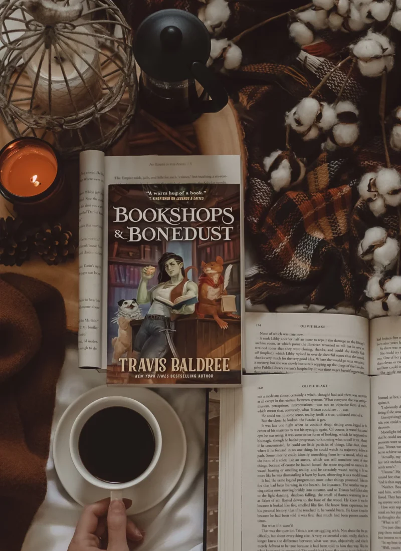 Why “Bookshops & Bonedust” is the Next Cozy Fantasy You Need to Read by The Espresso Edition cozy bookish blog
