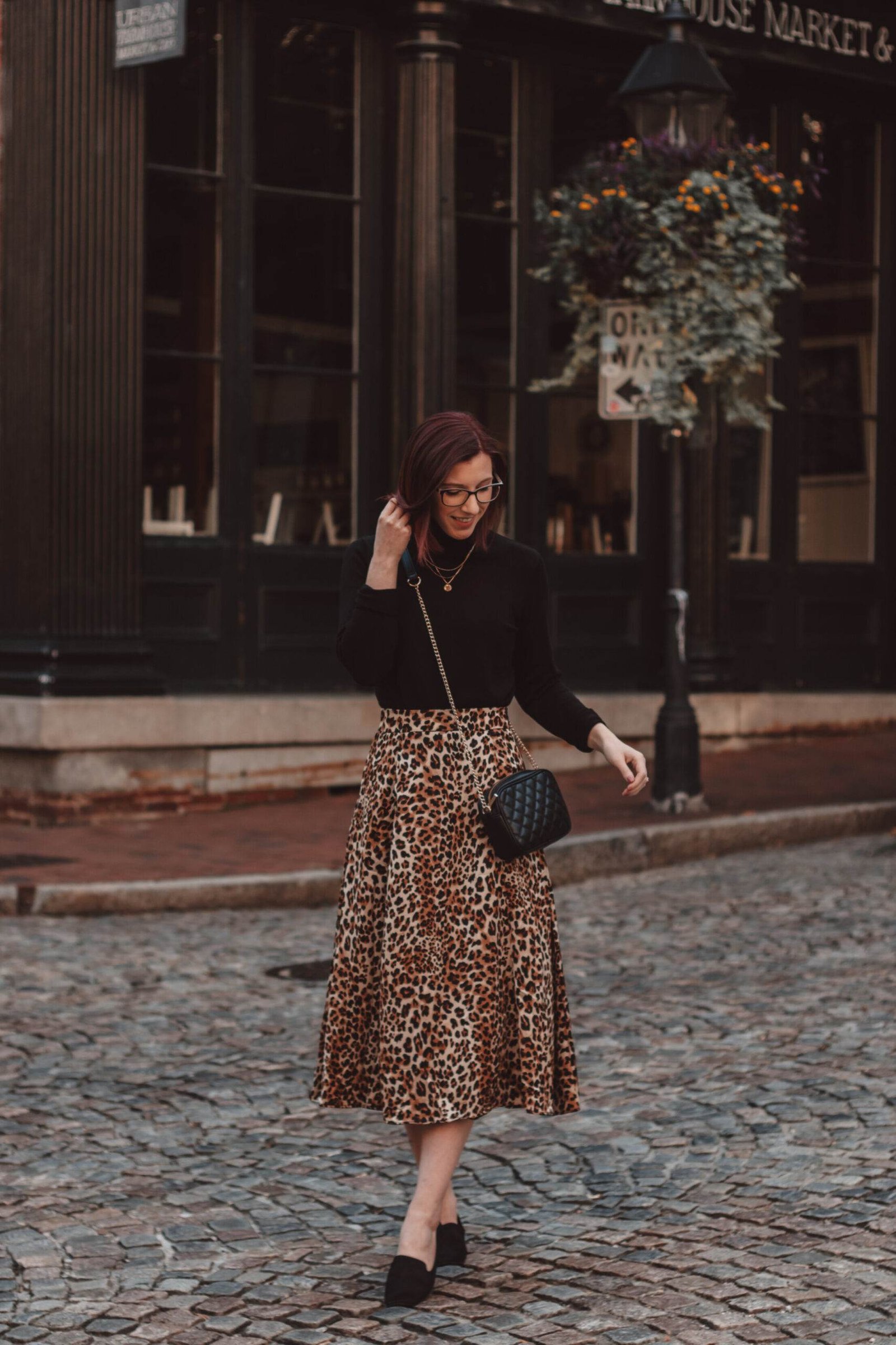 Cheetah midi shop skirt 30