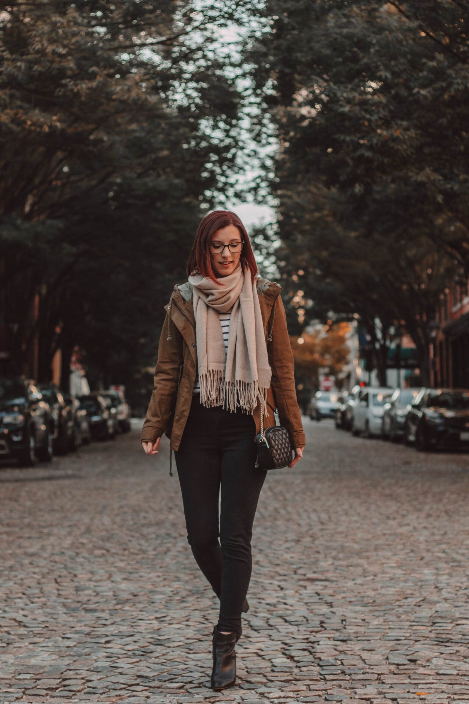 Rainy day winter store outfits