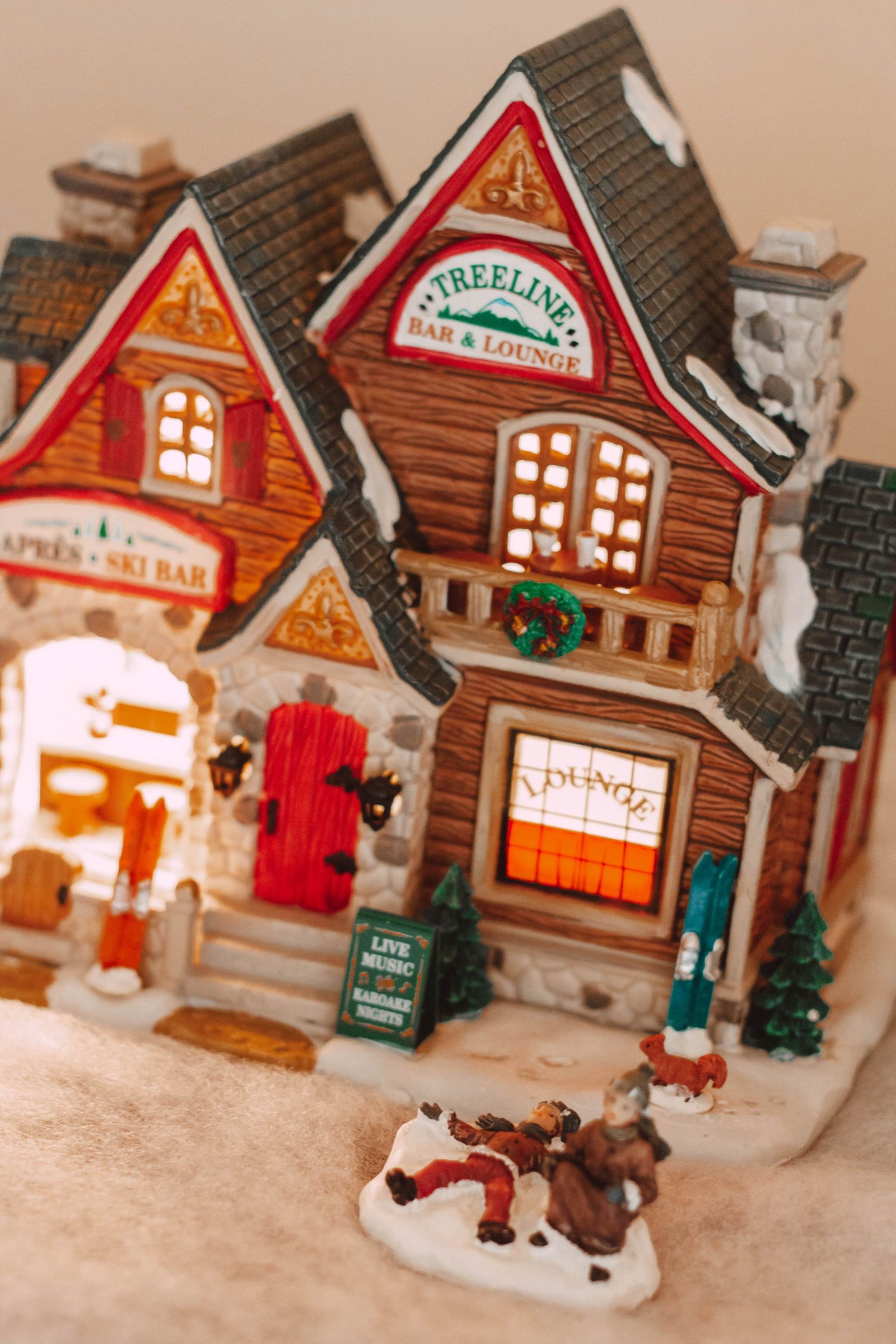 How to Decorate Your Home with a Holiday Village by The Espresso Edition cozy book and lifestyle blog