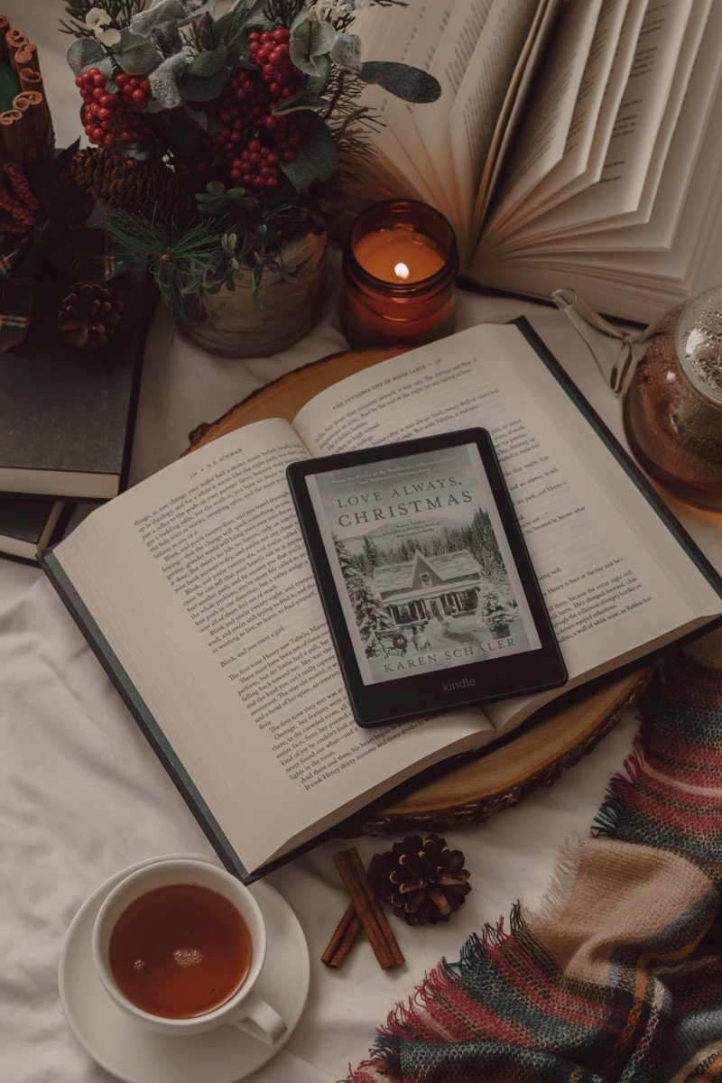 Book Review of Love Always Christmas by Karen Schaler by The Espresso Edition cozy book and lifestyle blog