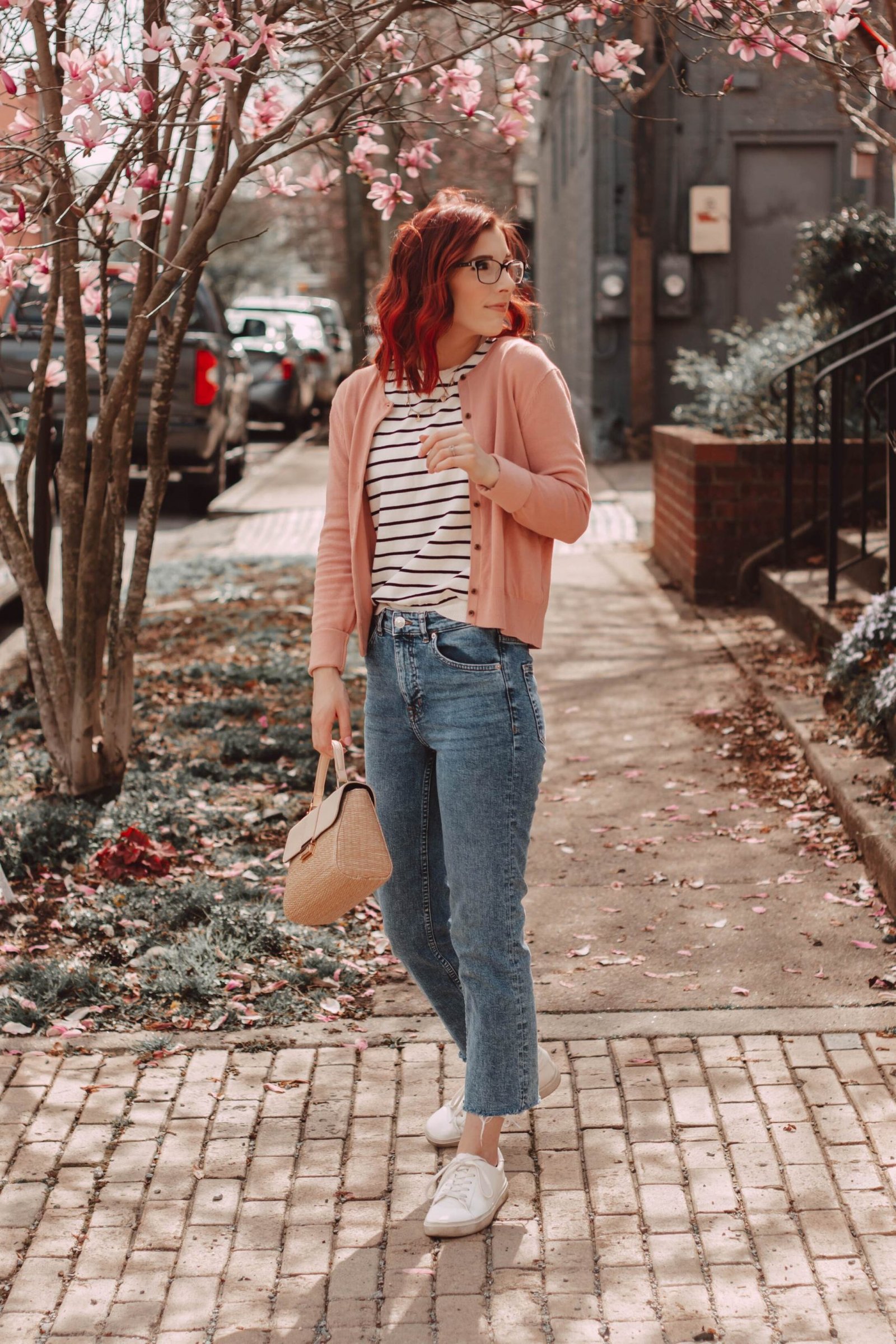 How To Style Straight Leg Jeans For Spring