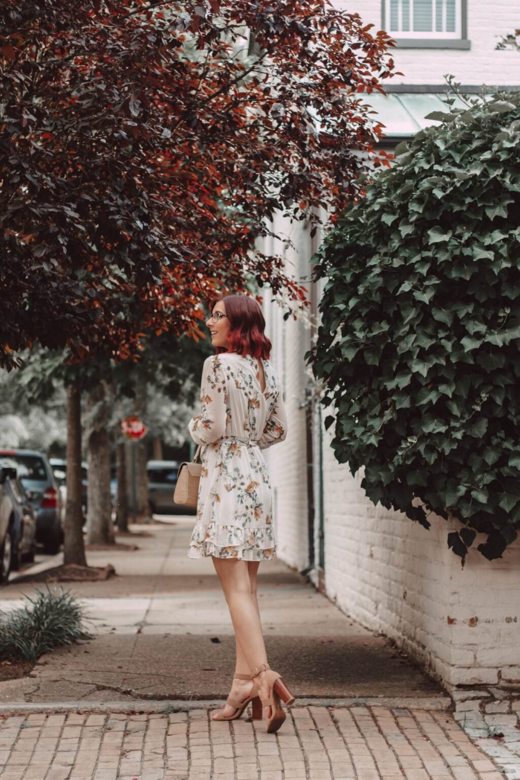 How To Style A Floral Mini Dress With Sleeves | The Espresso Edition