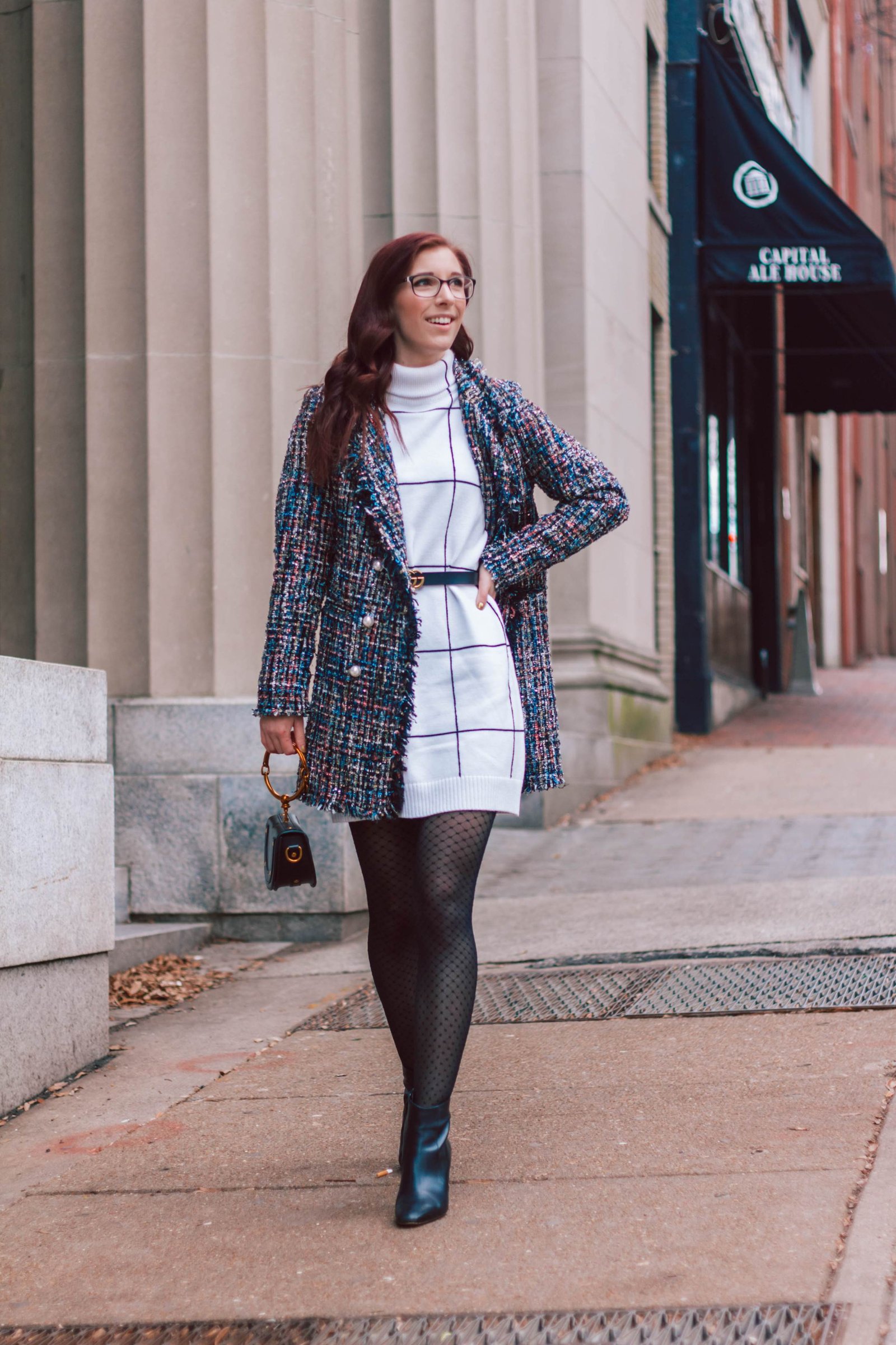 Sweater + Dress + Tights = Perfect Winter Layering — Blog by MP