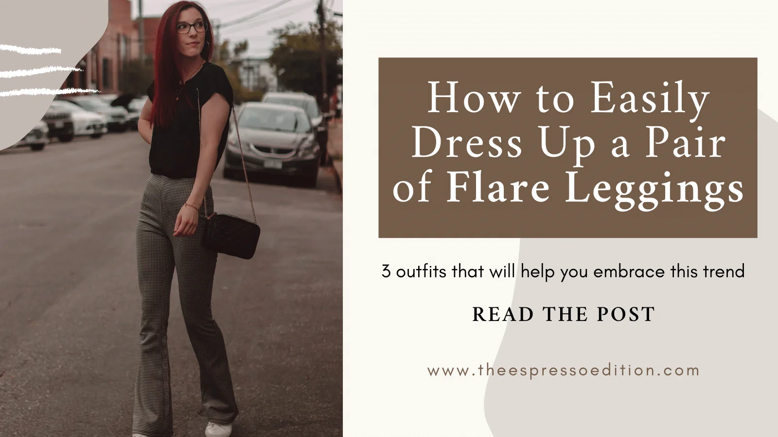 3 Classy Ways To Style Flare Leggings For Fall