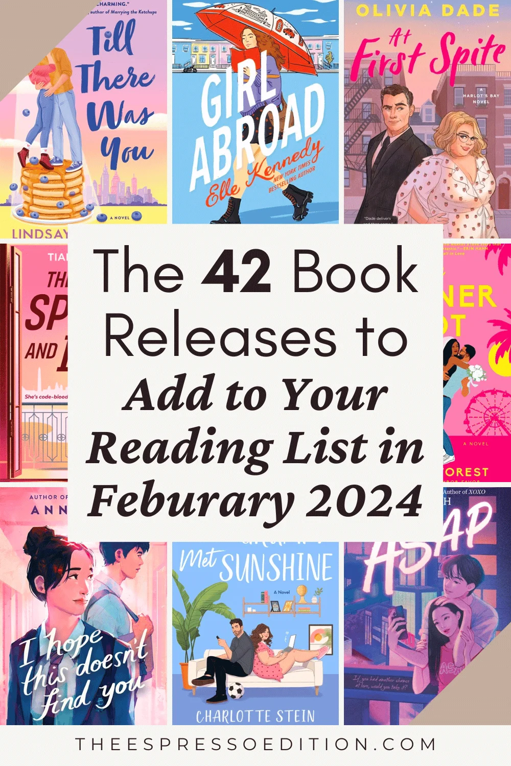 The 42 Book Releases to Add to Your Reading List in February 2024 by The Espresso Edition cozy bookish blog