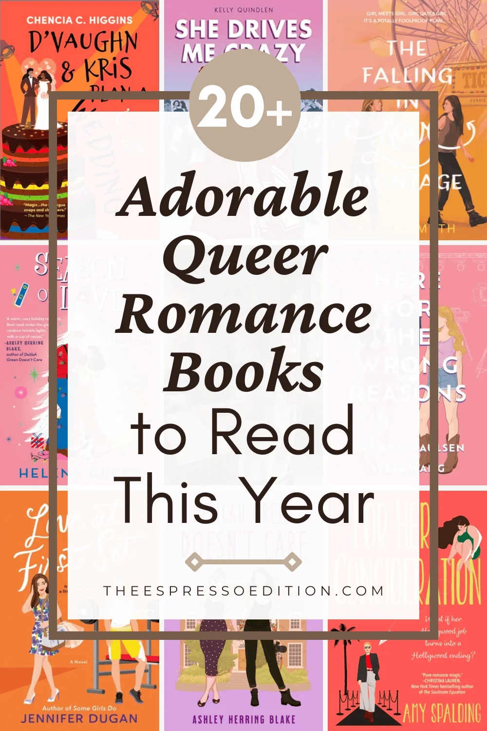 20+ Adorable Queer Romance Books to Read This Year by The Espresso Edition cozy bookish blog