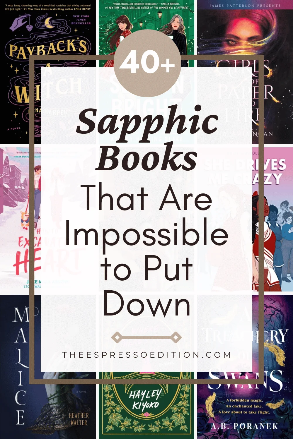 40+ Sapphic Books That Are Impossible to Put Down by The Espresso Edition cozy bookish blog
