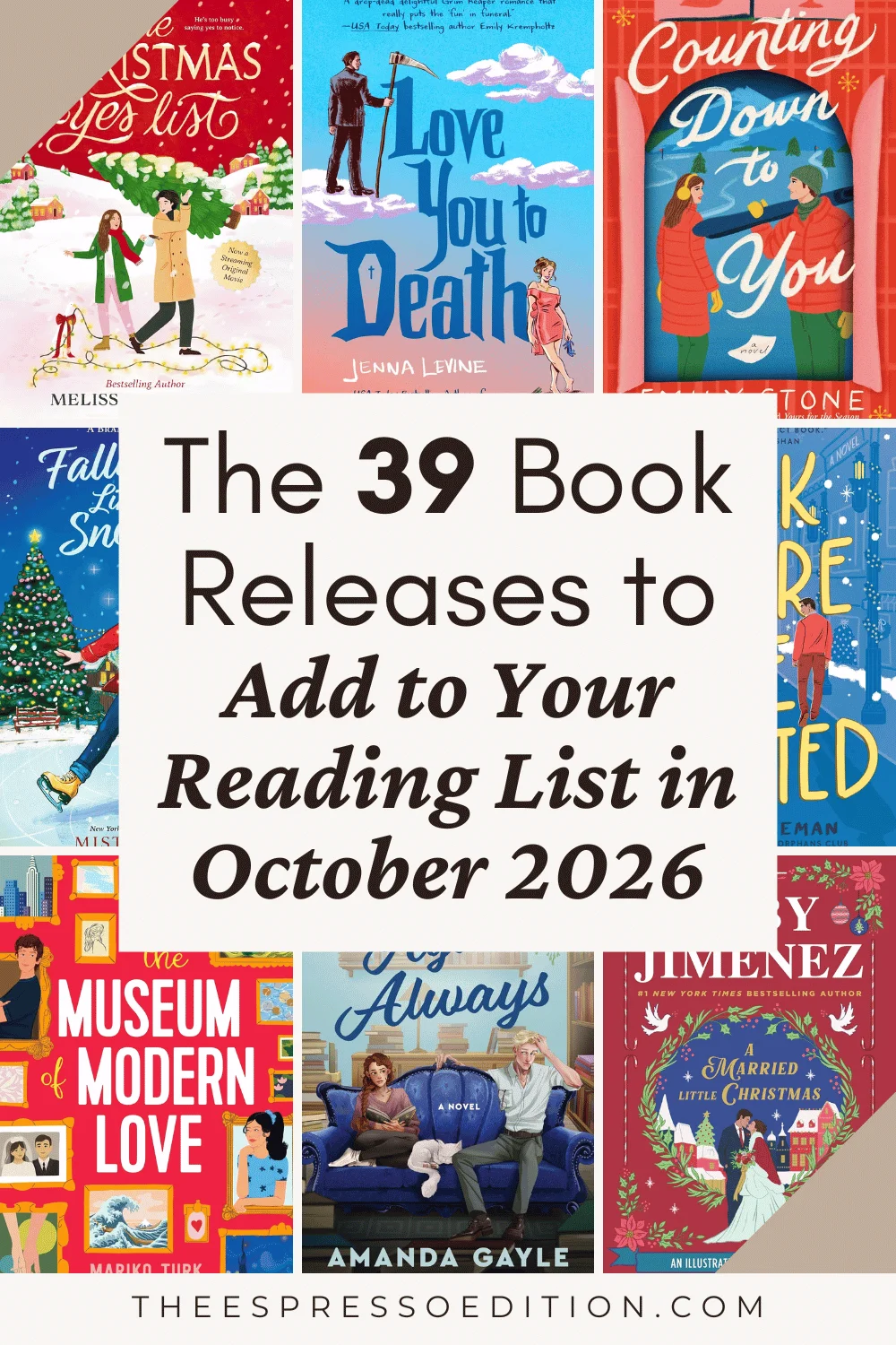 The 39 Book Releases to Add to Your Reading List in October 2026 by The Espresso Edition cozy bookish blog
